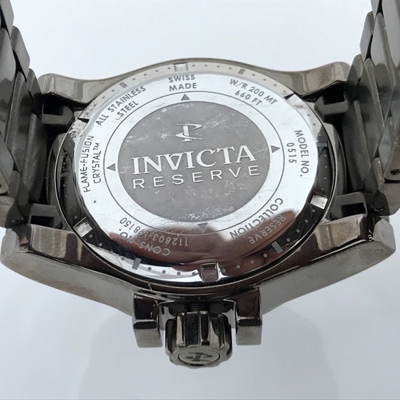 Invicta Reserve Men Watch Swiss Made Mother of Pea - Picture 6 of 8